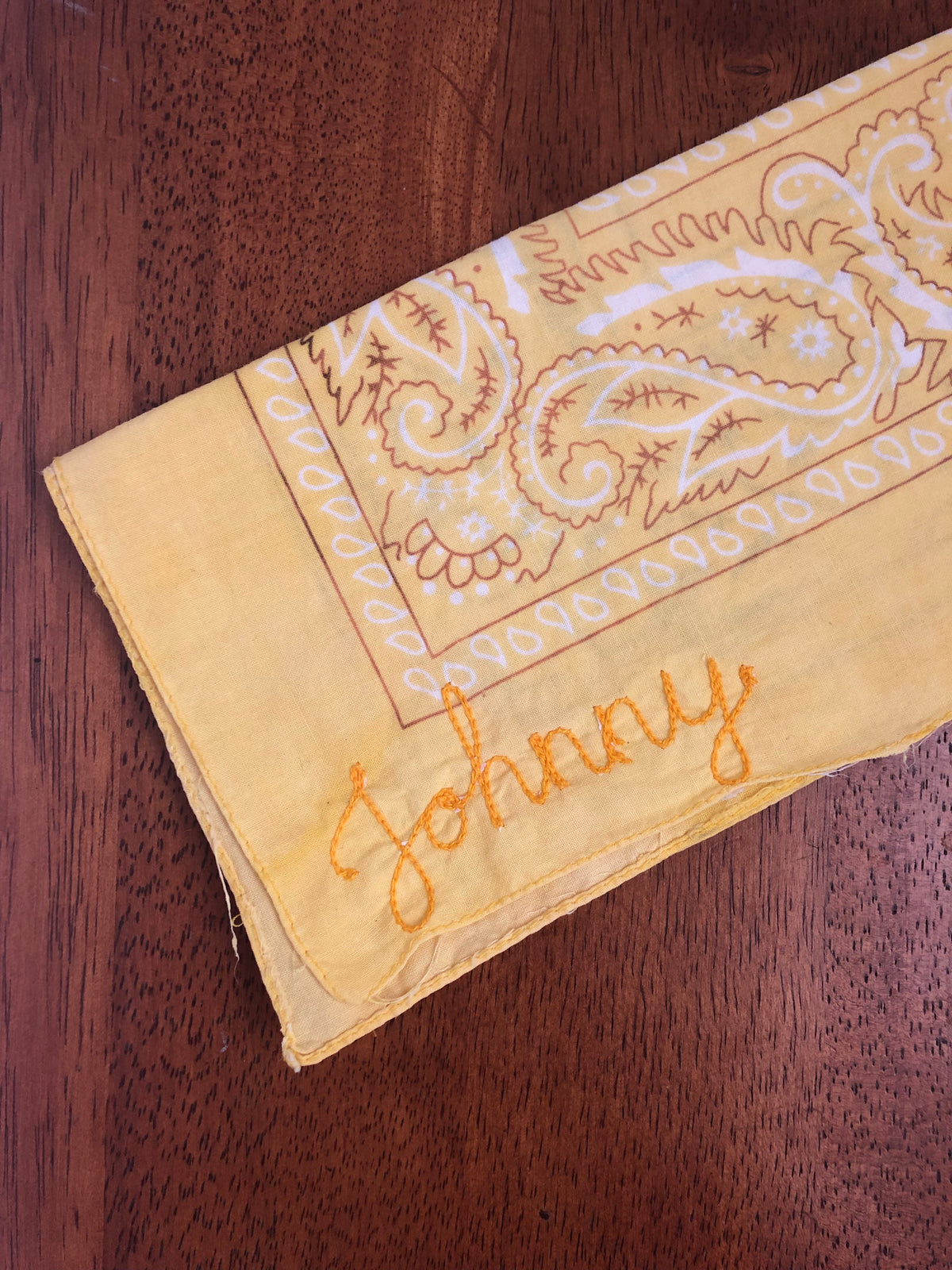 Customized Chainstitched Vintage Bandana