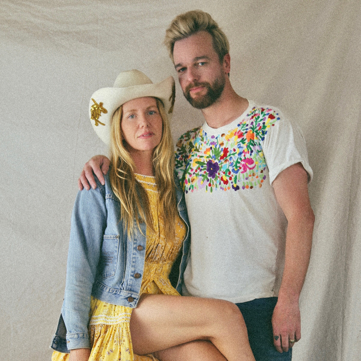 Jada and Jon, dressed up
