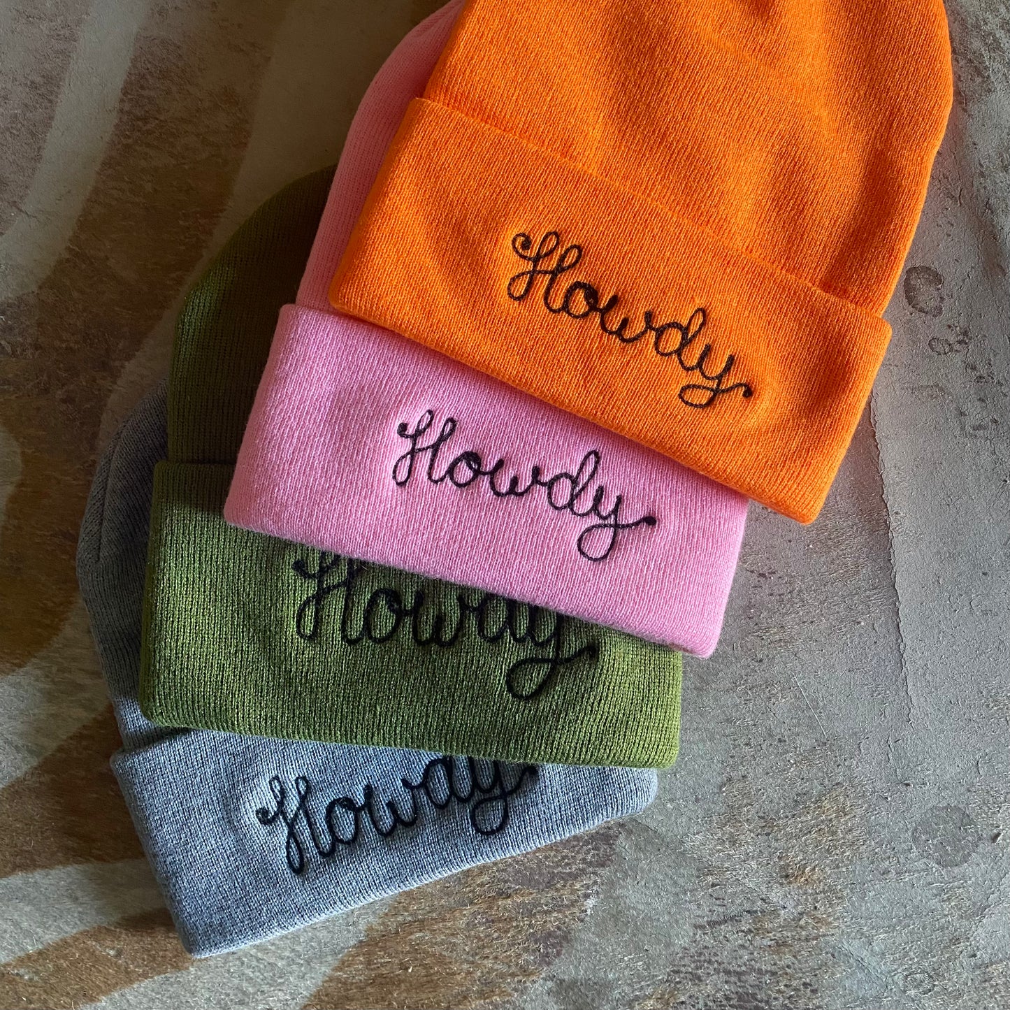 Chainstitched Howdy beanie