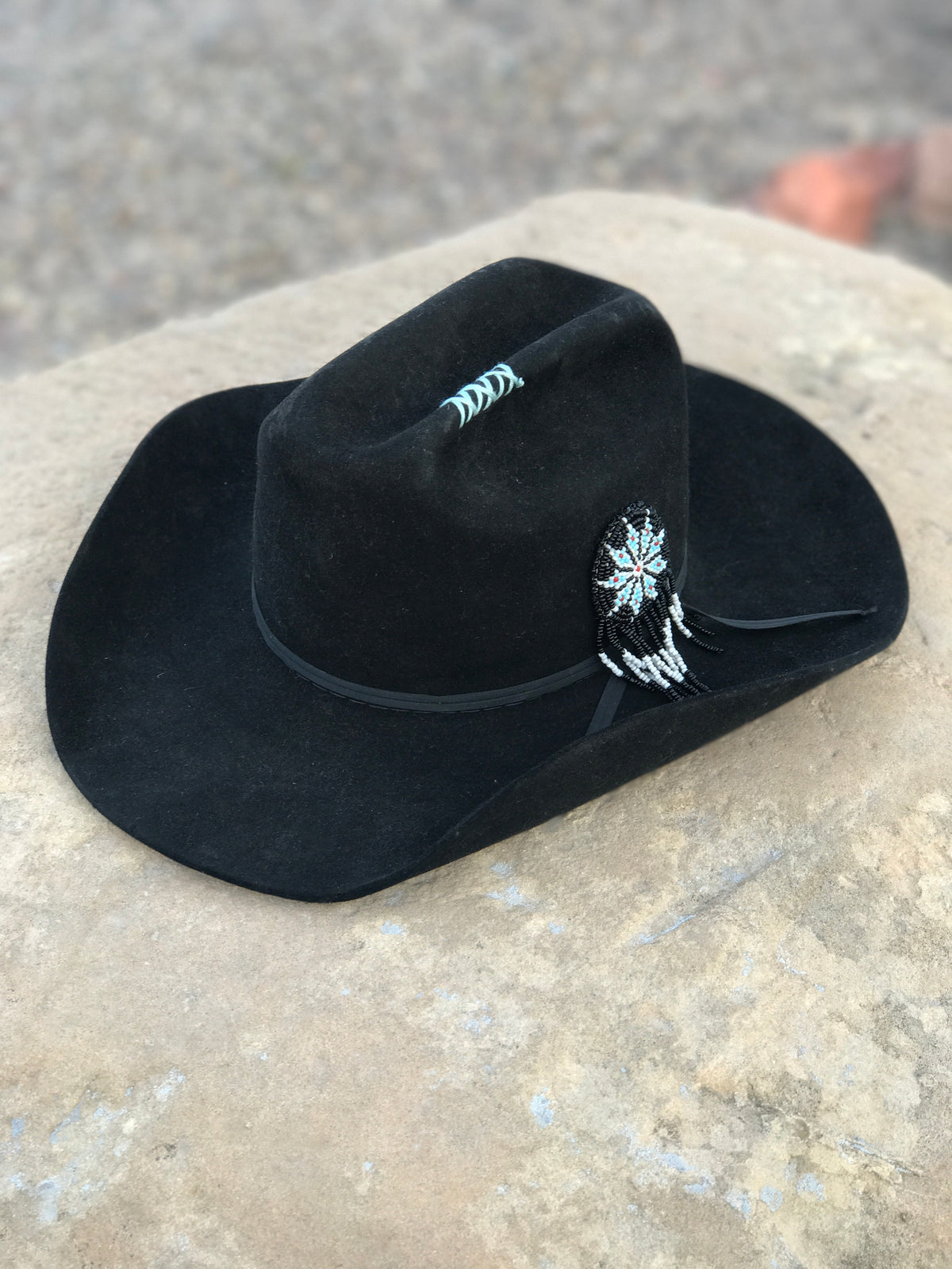 Vintage re-done Stetson cowboy Hat